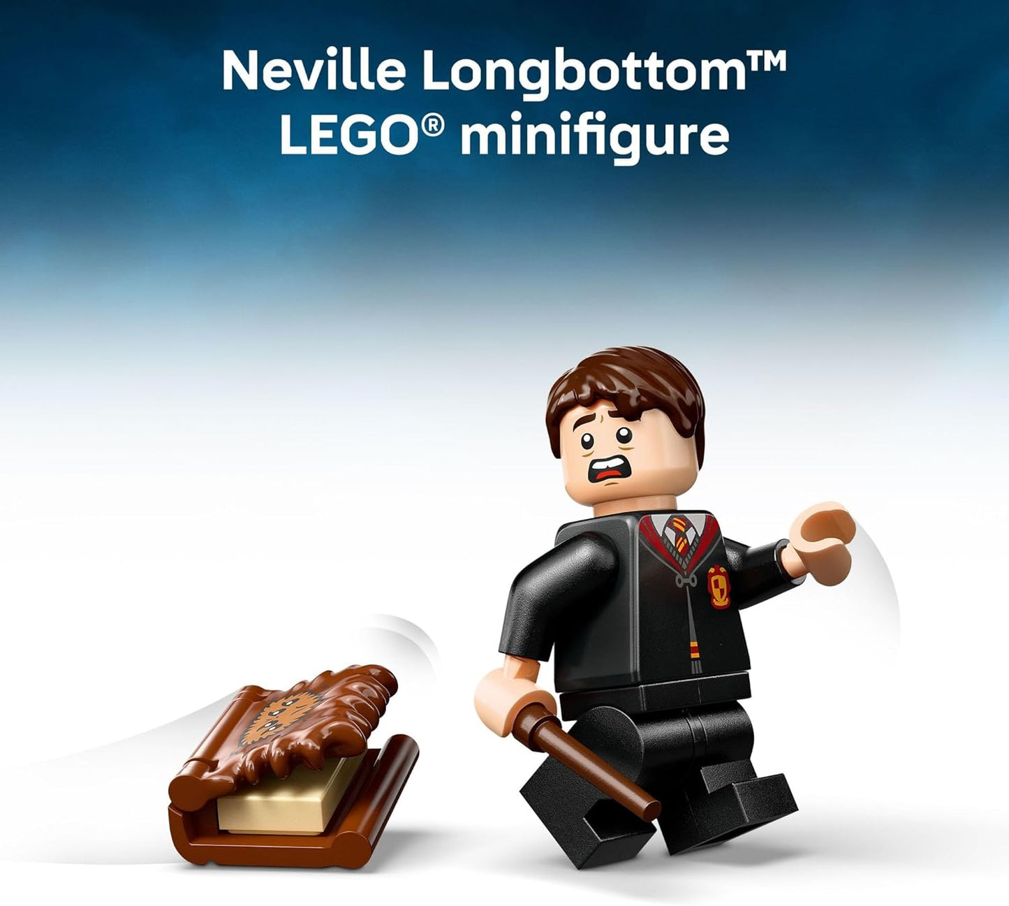 LEGO Harry Potter Chomping Monster Book of Monsters Kids Toy - Pretend Play Set for Boys and Girls, Ages 9+ - Collectible Neville Longbottom Minifigure- Gift Idea for Birthdays and Book Lovers - 76449