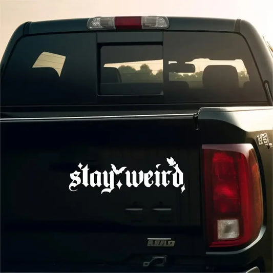 Stay Weird Spooky Decal