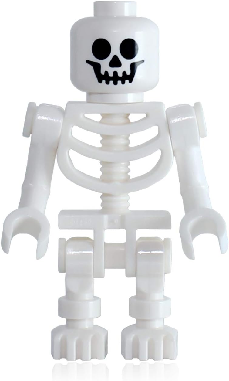 LEGO Pirates of The Caribbean Minifigure - Skeletons (4 Pack) with Halloween Stand