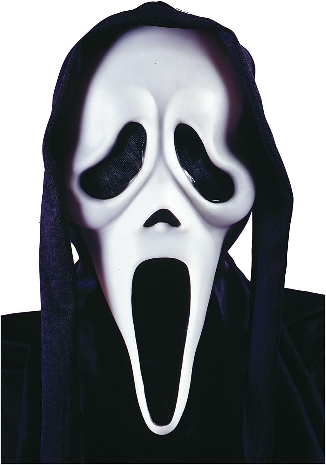 Ghost Face Mask With Shroud