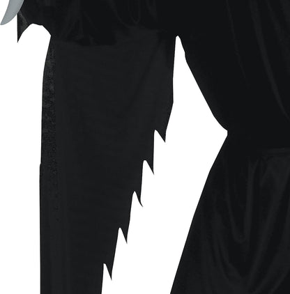 Fun World mens Adult Scream Ghost Face Costume, Black, One Size US