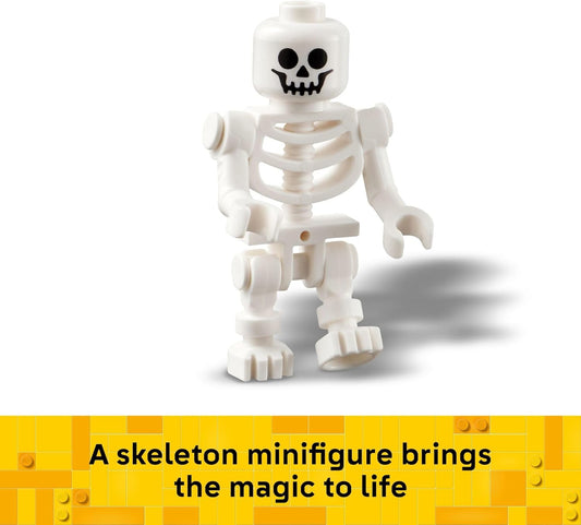 LEGO Halloween Barn Building Toy for Kids - Room Decor & Pretend Play Set for Boys & Girls, Ages 9+ - Gift for Halloween or Birthdays - Includes Scary Skeleton Minifigure - 40721
