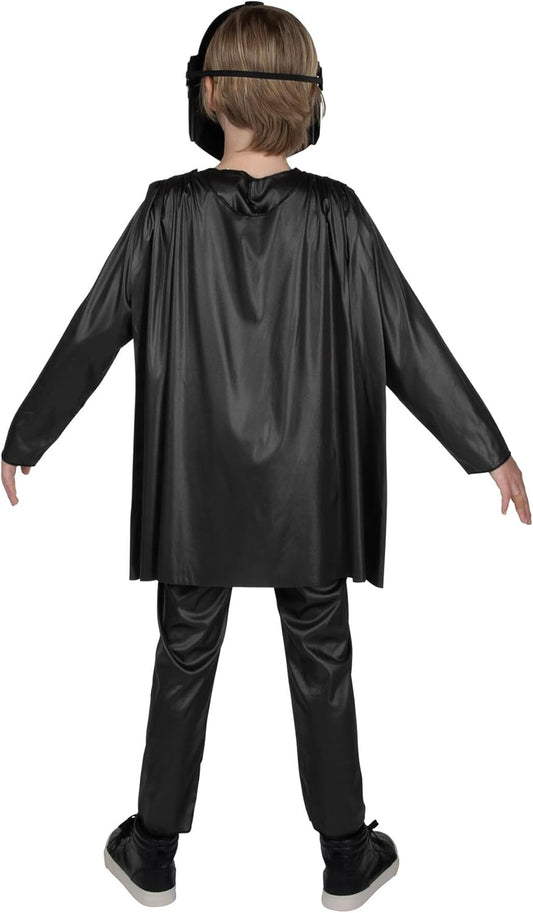 STAR WARS The Mandalorian Official Youth Halloween Costume - Printed Jumpsuit with Plastic Mask