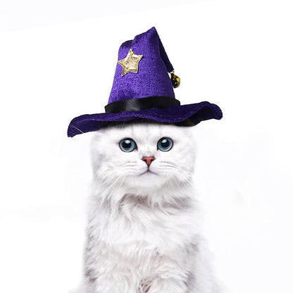 NAMSAN Pet Sailor Costume for Cats Small Dogs, Cat Halloween Costumes, Small Dog Sailor Outfit, Cat Sailors Hat with Tie Collar, Pet Navy Costume for Kitten Puppy Statue Toys Decoration