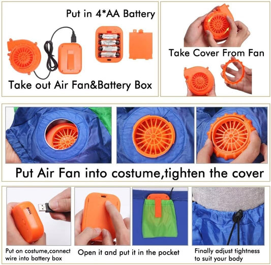 Double Couple Halloween Alien Costume Halloween Blow up Costumes