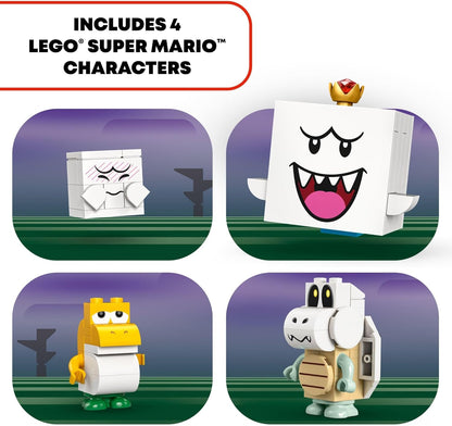 LEGO Super Mario King Boo's Haunted Mansion - Building Toy for Kids Ages 8+ - Mario Toy W/ 4 Minifigures - Gift for Boys, Girls, & Gamers - 71436