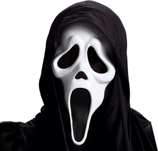 Fun World mens Adult Scream Ghost Face Costume, Black, One Size US
