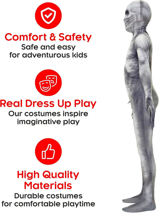 Morphsuits The Rake Costume for Kids, Zalgo Scary Boys Halloween Costume, Halloween Costumes for Kids
