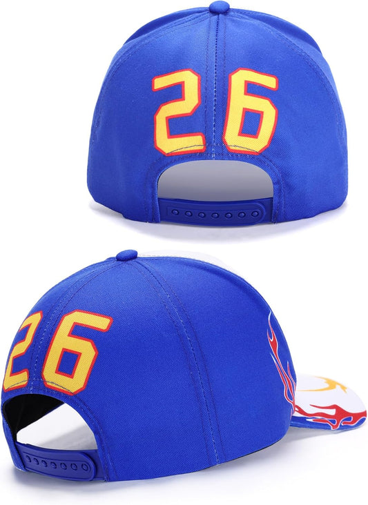 Ricky Bobby Costume Men Short Sleeve Ricky Bobby Shirt Hat Halloween Race Car Driver Costume