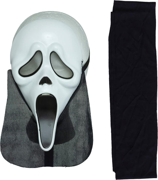 Fun World mens Adult Scream Ghost Face Costume, Black, One Size US