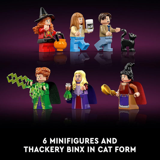 LEGO Ideas Hocus Pocus The Sanderson Sister's Cottage - Building Set for Adults, Men & Women, Age 18+ - Unique Gift for Fans W/Sister Minifigures - 21341