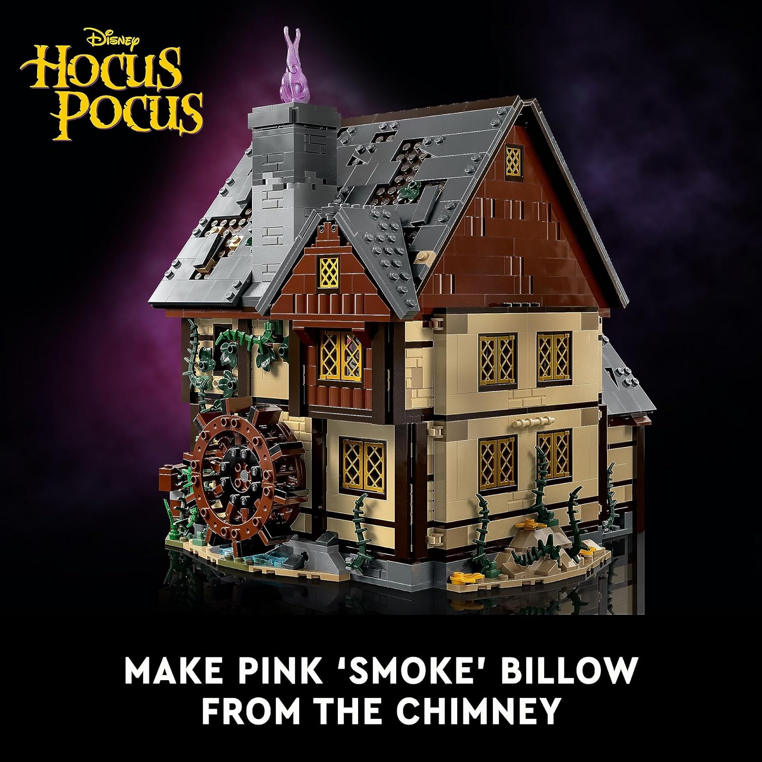 LEGO Ideas Hocus Pocus The Sanderson Sister's Cottage - Building Set for Adults, Men & Women, Age 18+ - Unique Gift for Fans W/Sister Minifigures - 21341