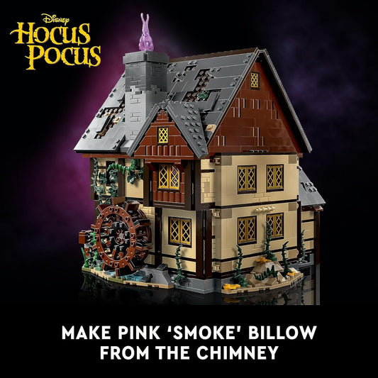 LEGO Ideas Hocus Pocus The Sanderson Sister's Cottage - Building Set for Adults, Men & Women, Age 18+ - Unique Gift for Fans W/Sister Minifigures - 21341