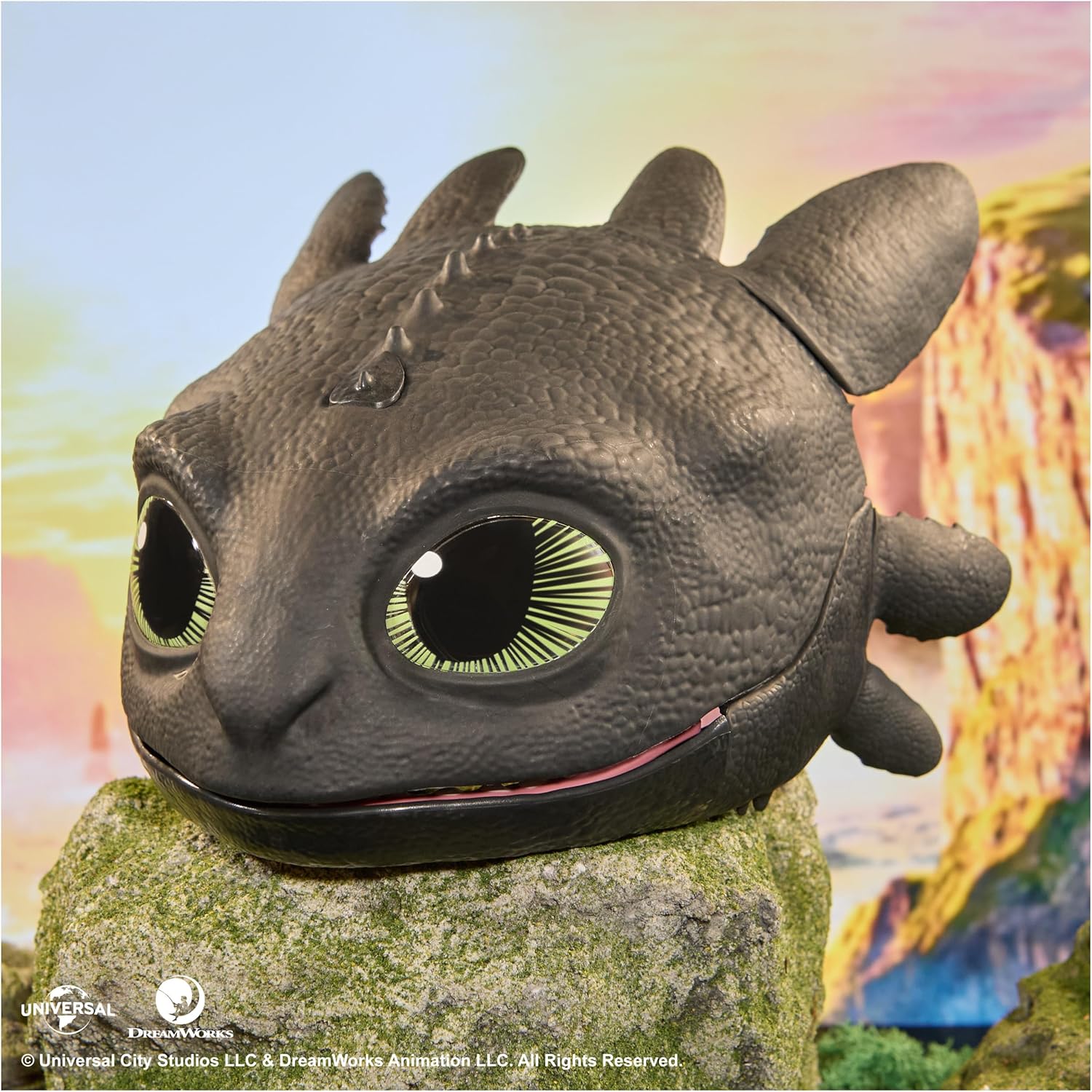 Dreamworks Dragons How To Train Your Dragon, Electronic Blast & Roar Toothless Mask, Kids Dress Up & Pretend Play Costumes for Boys & Girls Ages 4 & Up