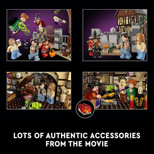 LEGO Ideas Hocus Pocus The Sanderson Sister's Cottage - Building Set for Adults, Men & Women, Age 18+ - Unique Gift for Fans W/Sister Minifigures - 21341